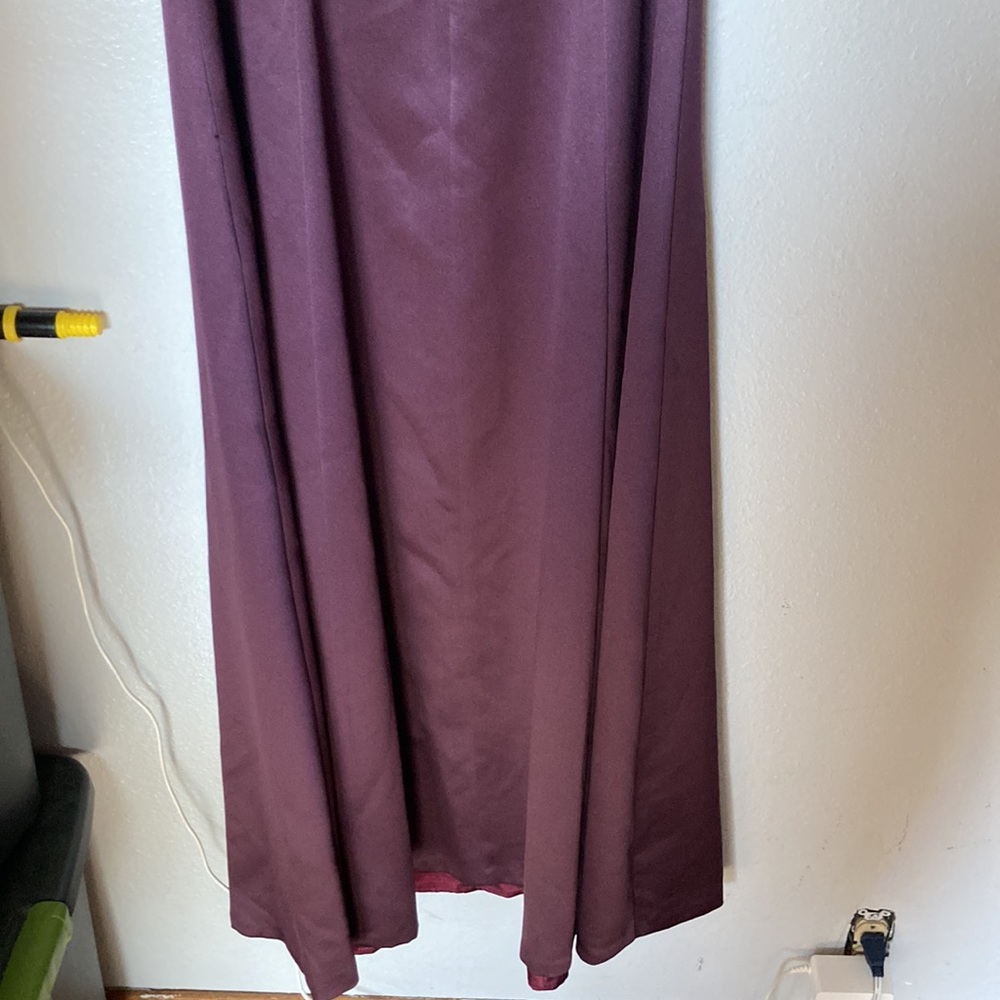 Vintage burgundy, plum, purple wine, Michelangelo for dress - Picture 7 of 10